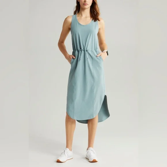Zella Nordstrom In Flight Drawcord Waist Utility Dress XL - Picture 1 of 6